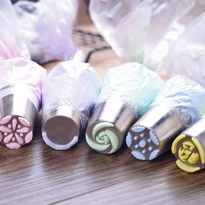 14-piece Russian Decorating Mouth One-piece Cake Decorating Mouth TPU Flower Bag